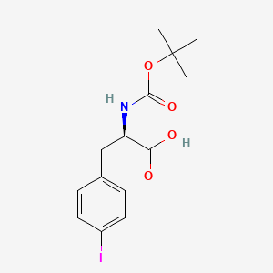molecular formula C14H18INO4 B2660140 Boc-D-Phe(4-I)-OH CAS No. 176199-35-2; 62129-44-6