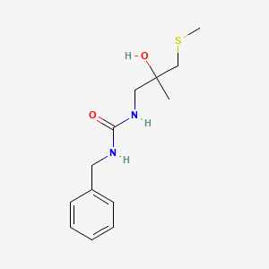 1-Benzyl-3-(2-hydroxy-2-methyl-3-(methylthio)propyl)urea