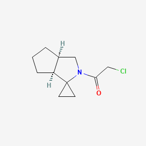 1-[(3As,6aR)-spiro[1,3a,4,5,6,6a-hexahydrocyclopenta[c]pyrrole-3,1'-cyclopropane]-2-yl]-2-chloroethanone