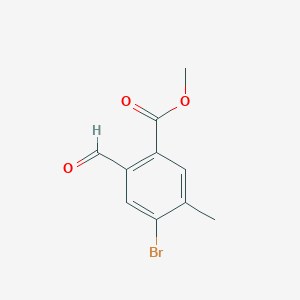 Methyl 4-bromo-2-formyl-5-methylbenzoate