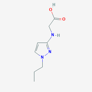 2-[(1-Propylpyrazol-3-yl)amino]acetic acid