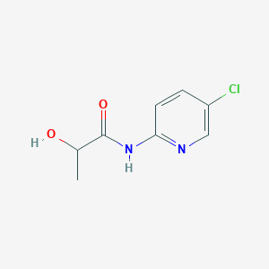molecular formula C8H9ClN2O2 B2660205 N-(5-chloropyridin-2-yl)-2-hydroxypropanamide CAS No. 1512910-94-9