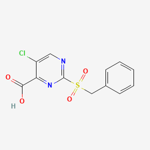 5-Chloro-2-phenylmethanesulfonylpyrimidine-4-carboxylic acid