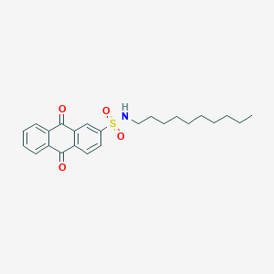 molecular formula C24H29NO4S B2660262 N-decyl-9,10-dioxo-9,10-dihydroanthracene-2-sulfonamide CAS No. 900136-95-0