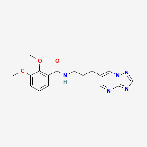 N-(3-([1,2,4]triazolo[1,5-a]pyrimidin-6-yl)propyl)-2,3-dimethoxybenzamide