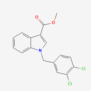 Methyl 1-[(3,4-dichlorophenyl)methyl]indole-3-carboxylate