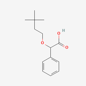 2-(3,3-Dimethylbutoxy)-2-phenylacetic acid