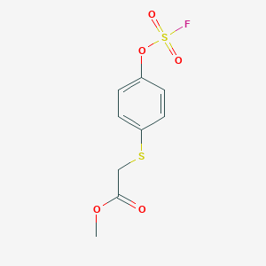 Methyl 2-(4-fluorosulfonyloxyphenyl)sulfanylacetate