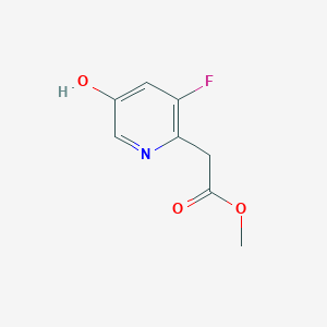Methyl 2-(3-fluoro-5-hydroxypyridin-2-yl)acetate