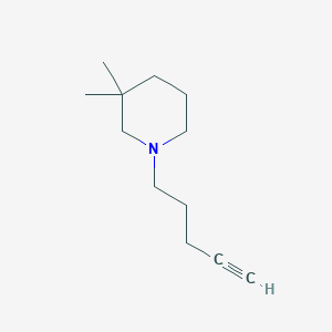 3,3-Dimethyl-1-pent-4-ynylpiperidine
