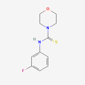N-(3-fluorophenyl)morpholine-4-carbothioamide