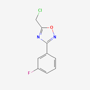 5-(Chloromethyl)-3-(3-fluorophenyl)-1,2,4-oxadiazole