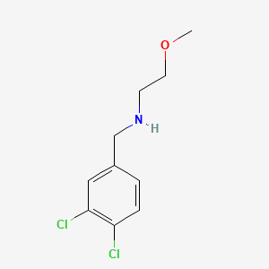 molecular formula C10H13Cl2NO B2660442 N-(3,4-Dichlorobenzyl)-2-methoxyethanamine CAS No. 827328-57-4