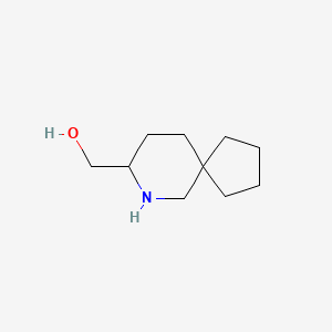 molecular formula C10H19NO B2660448 {7-Azaspiro[4.5]decan-8-yl}methanol CAS No. 1195235-60-9