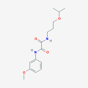 N-(3-methoxyphenyl)-N'-[3-(propan-2-yloxy)propyl]ethanediamide