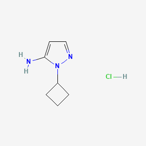 1-cyclobutyl-1H-pyrazol-5-amine hydrochloride