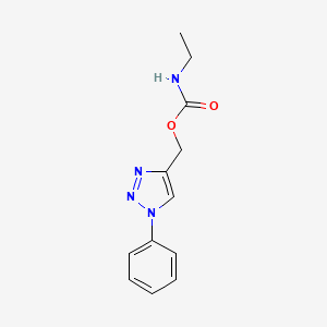 (1-phenyl-1H-1,2,3-triazol-4-yl)methyl N-ethylcarbamate