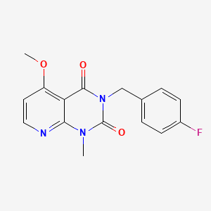 3-(4-Fluorobenzyl)-5-methoxy-1-methyl-pyrido[2,3-d]pyrimidine-2,4-quinone