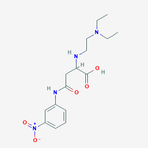 2-((2-(Diethylamino)ethyl)amino)-4-((3-nitrophenyl)amino)-4-oxobutanoic acid