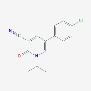 5-(4-Chlorophenyl)-1-isopropyl-2-oxo-1,2-dihydro-3-pyridinecarbonitrile