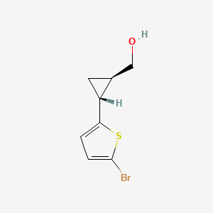 [(1R,2R)-2-(5-Bromothiophen-2-yl)cyclopropyl]methanol