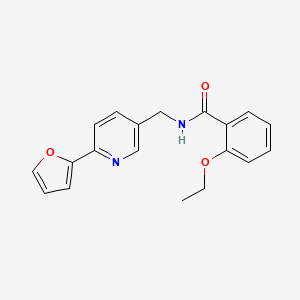 2-ethoxy-N-((6-(furan-2-yl)pyridin-3-yl)methyl)benzamide