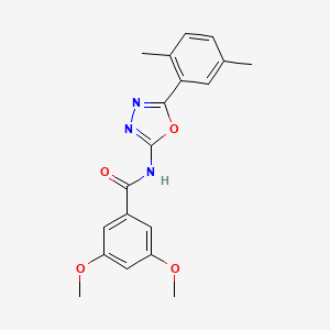 N-(5-(2,5-dimethylphenyl)-1,3,4-oxadiazol-2-yl)-3,5-dimethoxybenzamide