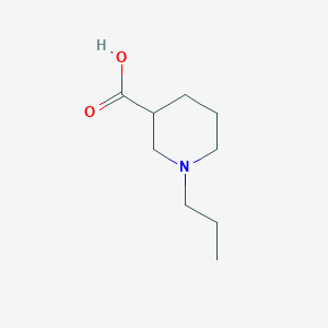 molecular formula C9H17NO2 B2660549 1-Propylpiperidine-3-carboxylic acid CAS No. 783265-23-6