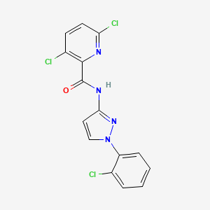 3,6-dichloro-N-[1-(2-chlorophenyl)-1H-pyrazol-3-yl]pyridine-2-carboxamide