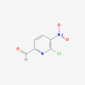 6-Chloro-5-nitropicolinaldehyde