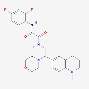 N-(2,4-difluorophenyl)-N'-[2-(1-methyl-1,2,3,4-tetrahydroquinolin-6-yl)-2-morpholin-4-ylethyl]ethanediamide