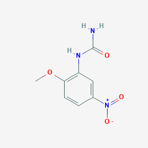 molecular formula C8H9N3O4 B2660650 (2-Methoxy-5-nitrophenyl)urea CAS No. 13142-90-0