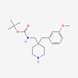 tert-Butyl [4-(3-methoxybenzyl)piperidin-4-yl]methylcarbamate