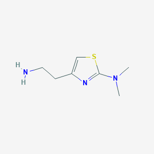 4-(2-aminoethyl)-N,N-dimethyl-1,3-thiazol-2-amine