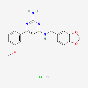 molecular formula C19H19ClN4O3 B2660714 AMBMP hydrochloride CAS No. 2095432-75-8; 853220-52-7
