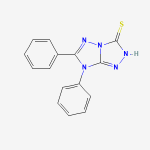diphenyl-7H-[1,2,4]triazolo[4,3-b][1,2,4]triazole-3-thiol