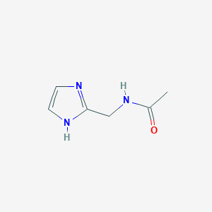 molecular formula C6H9N3O B2660727 N-[(1H-imidazol-2-yl)methyl]acetamide CAS No. 203664-03-3