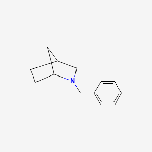 molecular formula C13H17N B2660733 2-Benzyl-2-azabicyclo[2.2.1]heptane CAS No. 116230-22-9