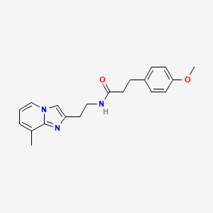 3-(4-methoxyphenyl)-N-(2-(8-methylimidazo[1,2-a]pyridin-2-yl)ethyl)propanamide