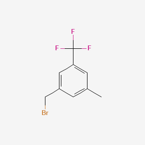 molecular formula C9H8BrF3 B2660746 3-Methyl-5-(trifluoromethyl)benzyl bromide CAS No. 116070-36-1