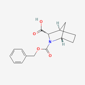 (1S,3S,4R)-2-Phenylmethoxycarbonyl-2-azabicyclo[2.2.1]heptane-3-carboxylic acid