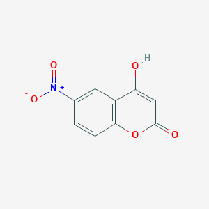 molecular formula C9H5NO5 B2660790 4-羟基-6-硝基香豆素 CAS No. 1641-03-8