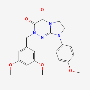 2-(3,5-dimethoxybenzyl)-8-(4-methoxyphenyl)-7,8-dihydroimidazo[2,1-c][1,2,4]triazine-3,4(2H,6H)-dione