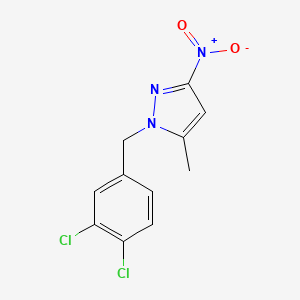 1-[(3,4-Dichlorophenyl)methyl]-5-methyl-3-nitropyrazole