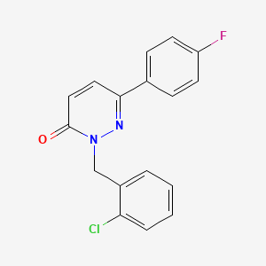 2-(2-chlorobenzyl)-6-(4-fluorophenyl)pyridazin-3(2H)-one