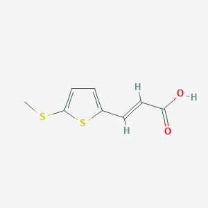 B2660844 (2E)-3-[5-(methylsulfanyl)thiophen-2-yl]prop-2-enoic acid CAS No. 773129-18-3