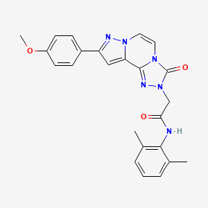 molecular formula C24H22N6O3 B2660862 Chembl4513521 CAS No. 1207027-77-7