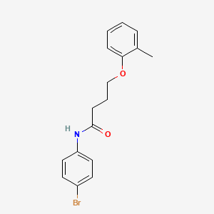 molecular formula C17H18BrNO2 B2660885 N-(4-bromophenyl)-4-(2-methylphenoxy)butanamide CAS No. 385373-45-5