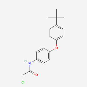 molecular formula C18H20ClNO2 B2660887 N-[4-(4-tert-butylphenoxy)phenyl]-2-chloroacetamide CAS No. 292855-90-4
