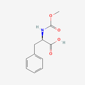 molecular formula C11H13NO4 B2660931 (R)-2-(methoxycarbonylamino)-3-phenylpropanoic acid CAS No. 67401-65-4